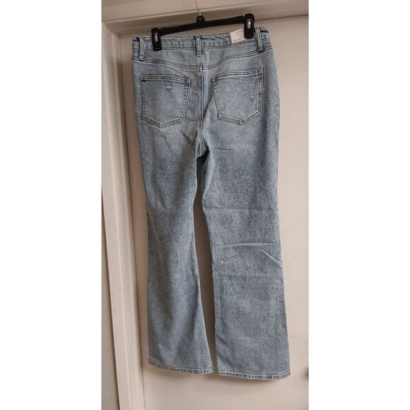 NWT~Tinseltown Medium Wash Distressed Flared Bootcut Jeans Sz 11 - Picture 2 of 2